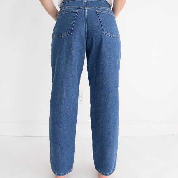 L.L. Bean Relaxed Fit with Red Fleece Lining Jeans Size 8 - Picture 4 of 15